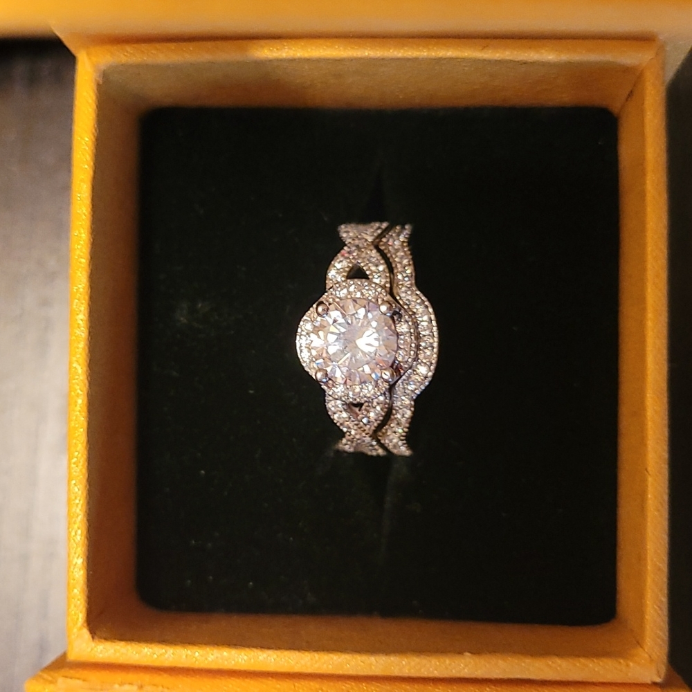 NIB Sterling Silver Wedding Set